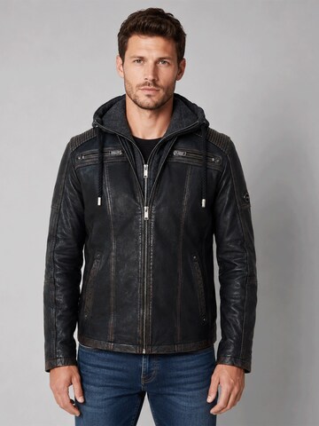 Veste mi-saison 'Hinrik' Agamaa en noir : devant