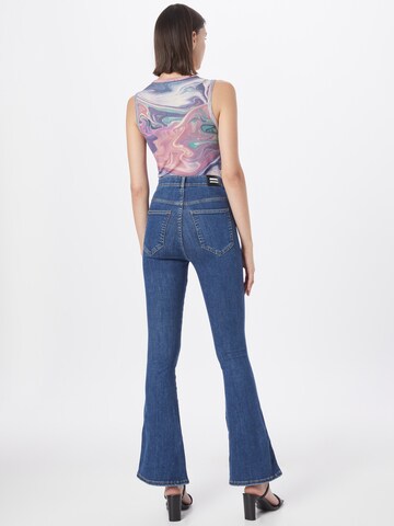 Dr. Denim Flared Jeans 'Moxy' in Blauw