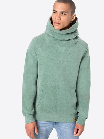 Fli PapiguSweater majica 'Wat ne Pflaume' - zelena boja: prednji dio