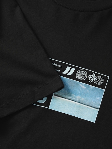 Jack & Jones Plus - Camiseta 'JCOMARINA' en negro