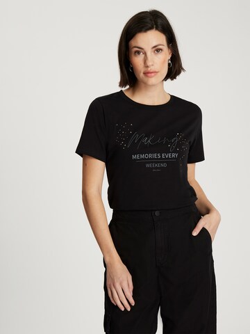 CROSS JEANS T-Shirt in Schwarz: Vorderseite