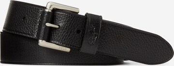 Ceinture Polo Ralph Lauren en noir : devant