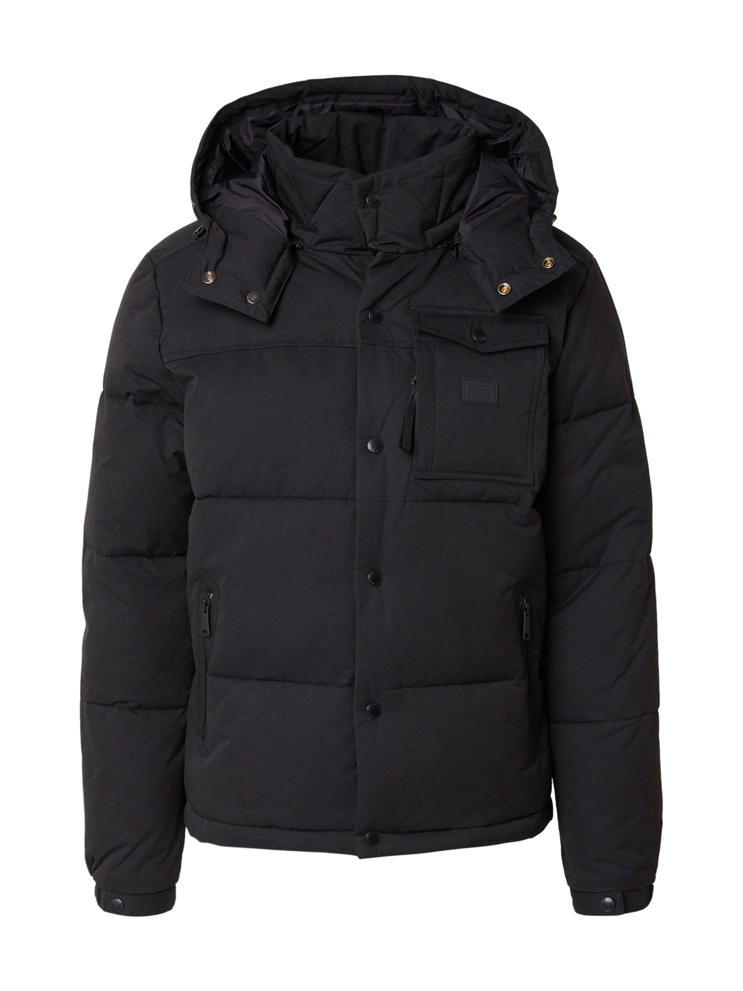 juoda SCOTCH & SODA Žieminė striukė: priekis