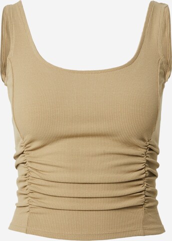 EDITED Top 'Yolan' in Beige: voorkant