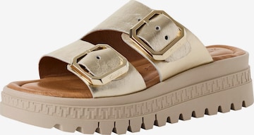 Tamaris - Zapatos abiertos en beige: frente