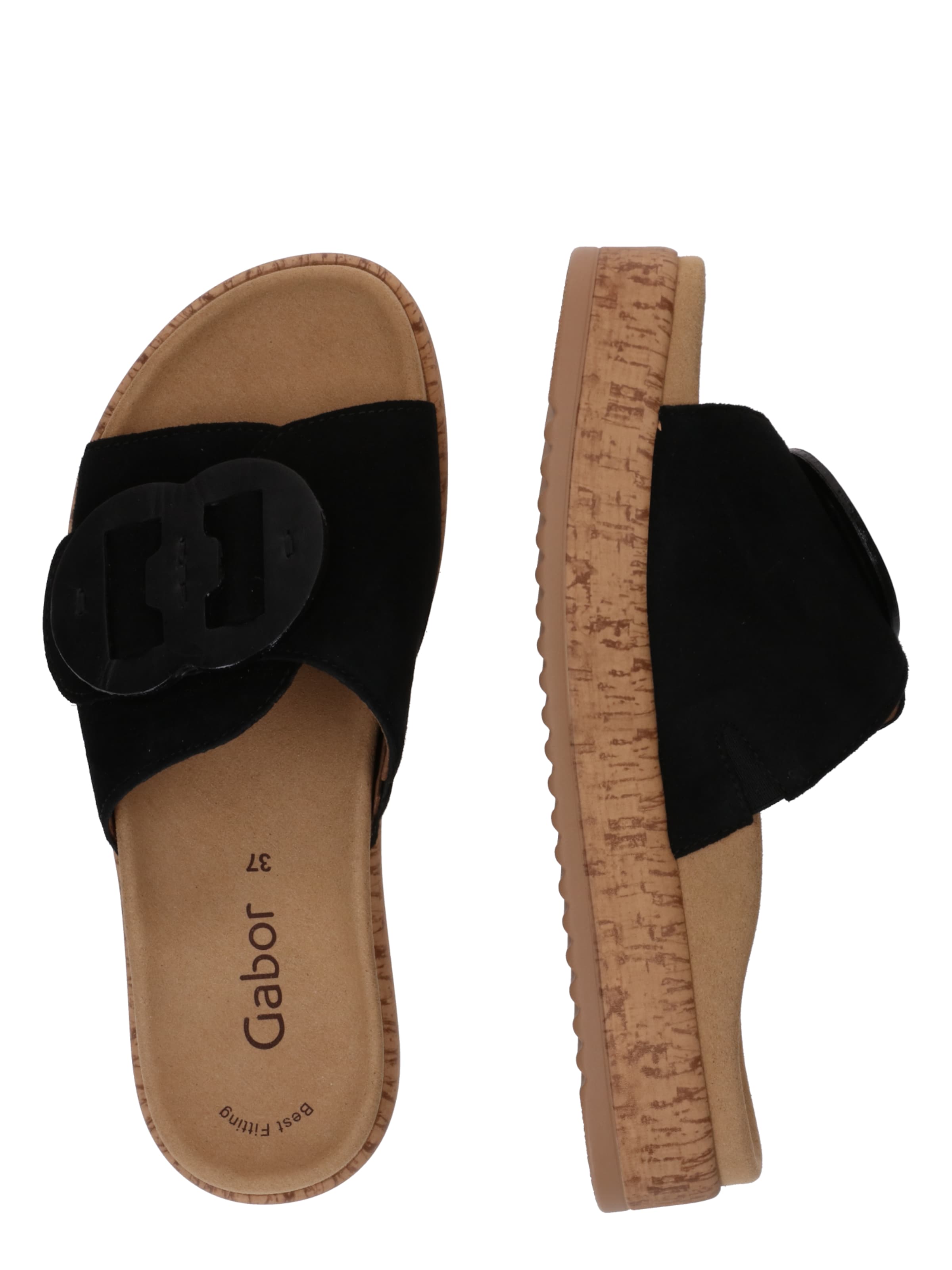 GABOR Pantofle – černá