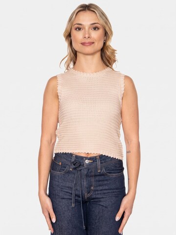 wild pony Knitted top 'Blanco' in Beige: front