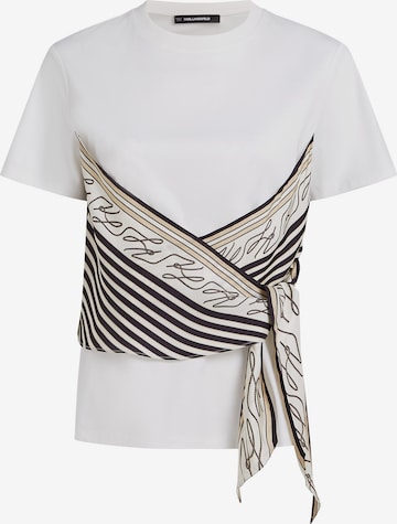 Karl LagerfeldMajica - bijela boja: prednji dio