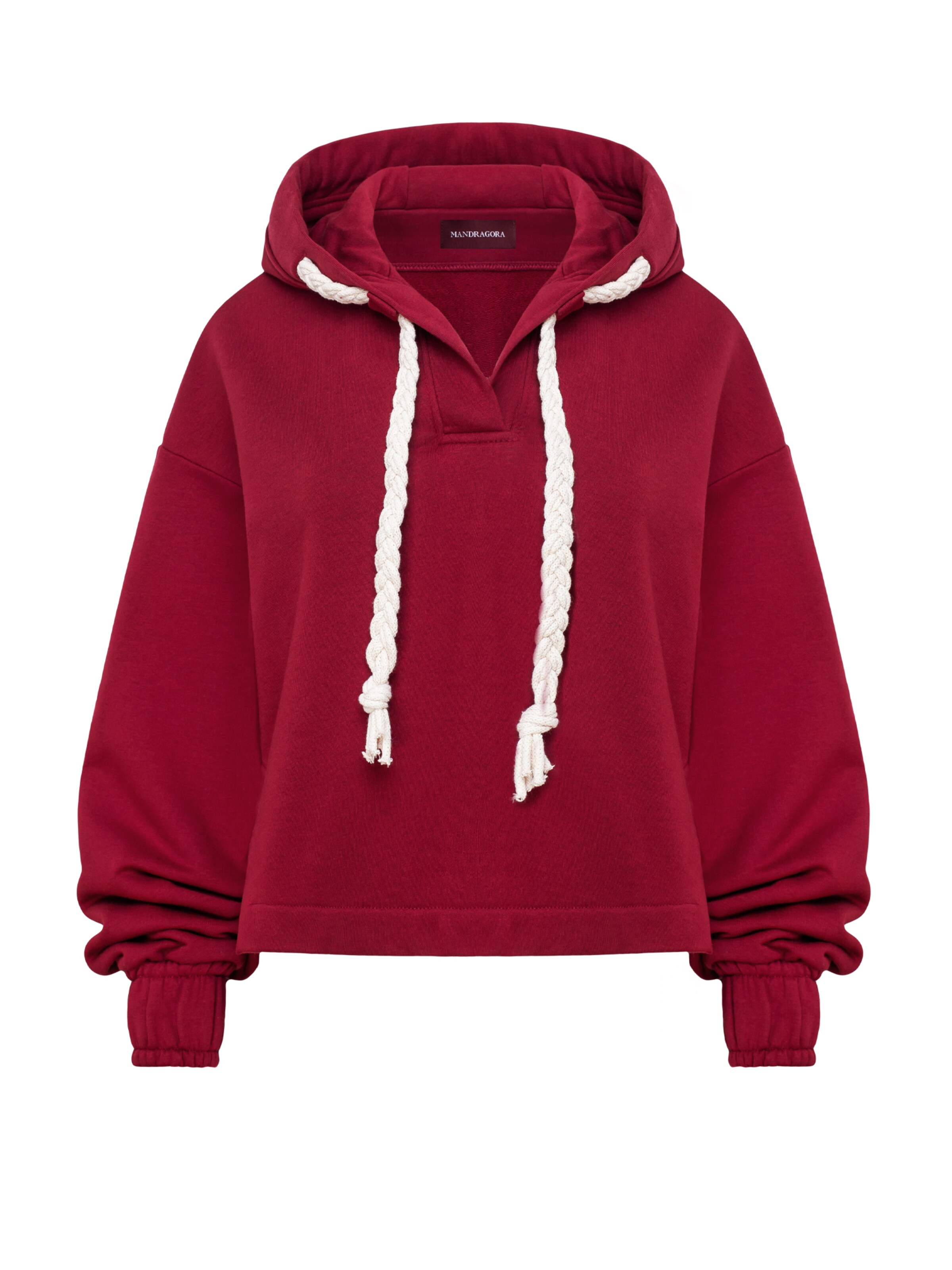 mandragora Sweatshirt 'Sento'‌‌‌ in Rot: Vorderseite