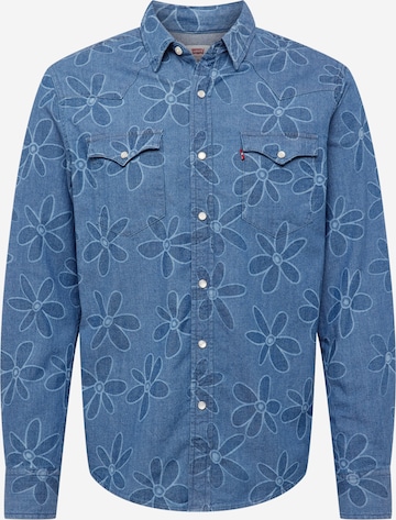 mėlyna LEVI'S ® Standartinis modelis Marškiniai 'Classic Western Standard': priekis