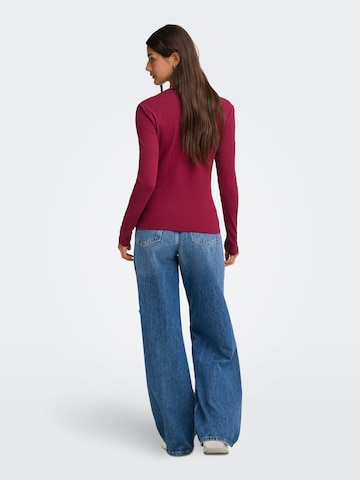 ONLY Shirt 'ONLRiley' in Red