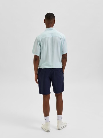 SELECTED HOMME Regular Shorts 'NEWTON' in Blau