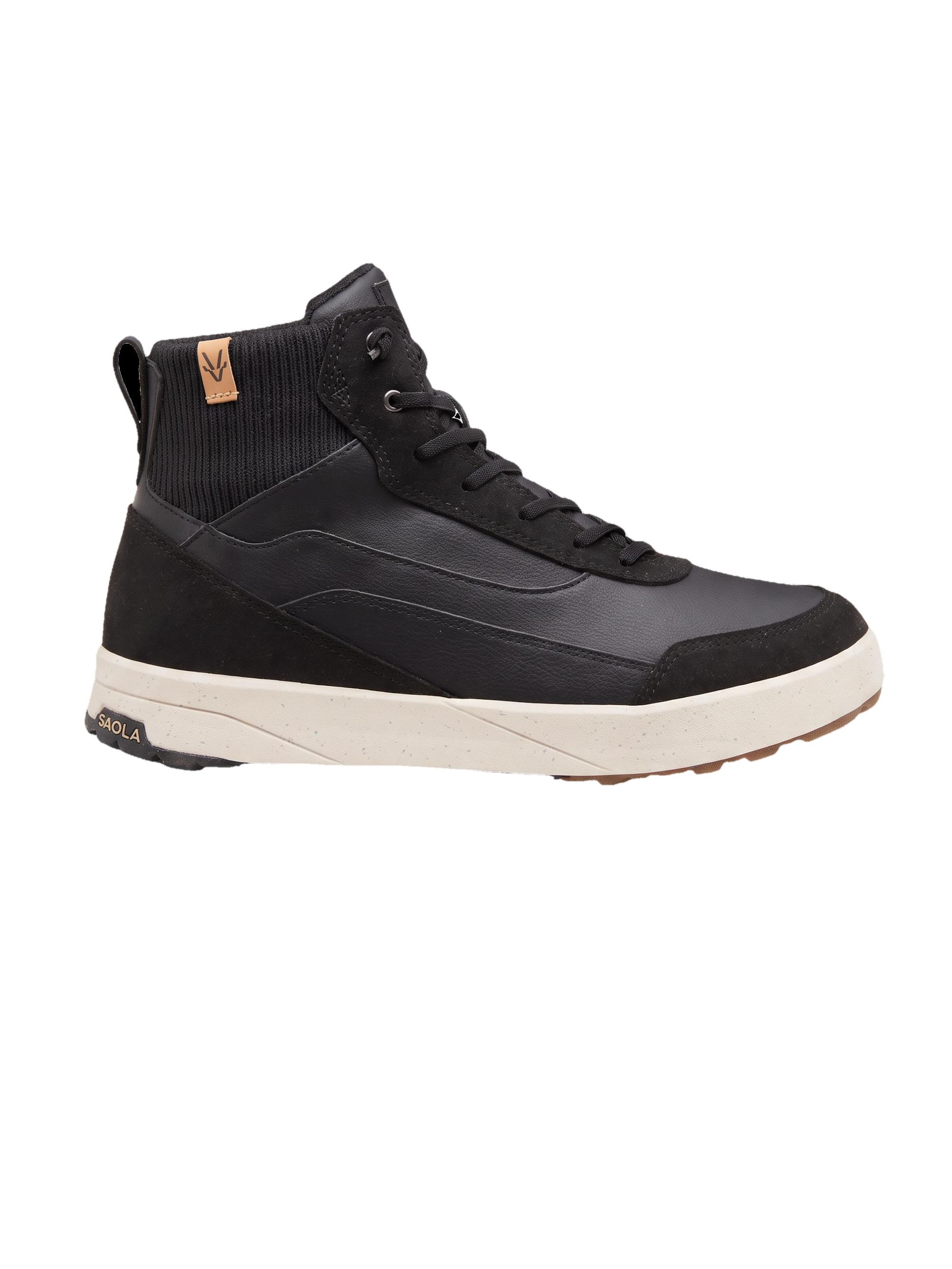 SAOLA Sneaker high 'Quito Mid Waterproof W Black'‌ in Schwarz: Vorderseite