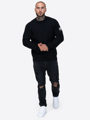 LONSDALE - Pullover 'MOYCULLEN' em preto