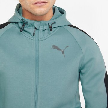 PUMA Sportsweatjacke in Blau