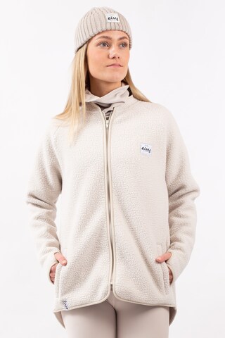 Eivy Functionele fleece jas in Beige: voorkant