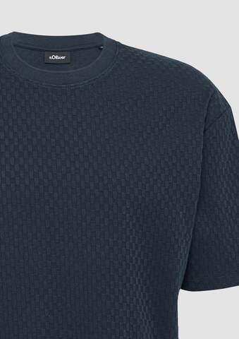 T-Shirt s.Oliver BLACK LABEL en bleu
