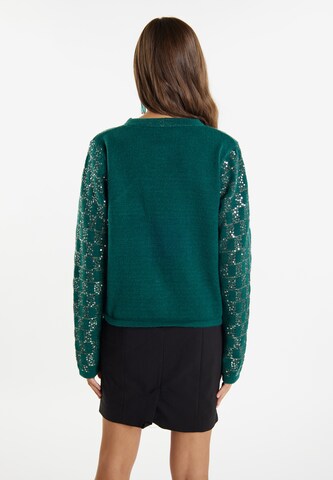 Cardigan faina en vert