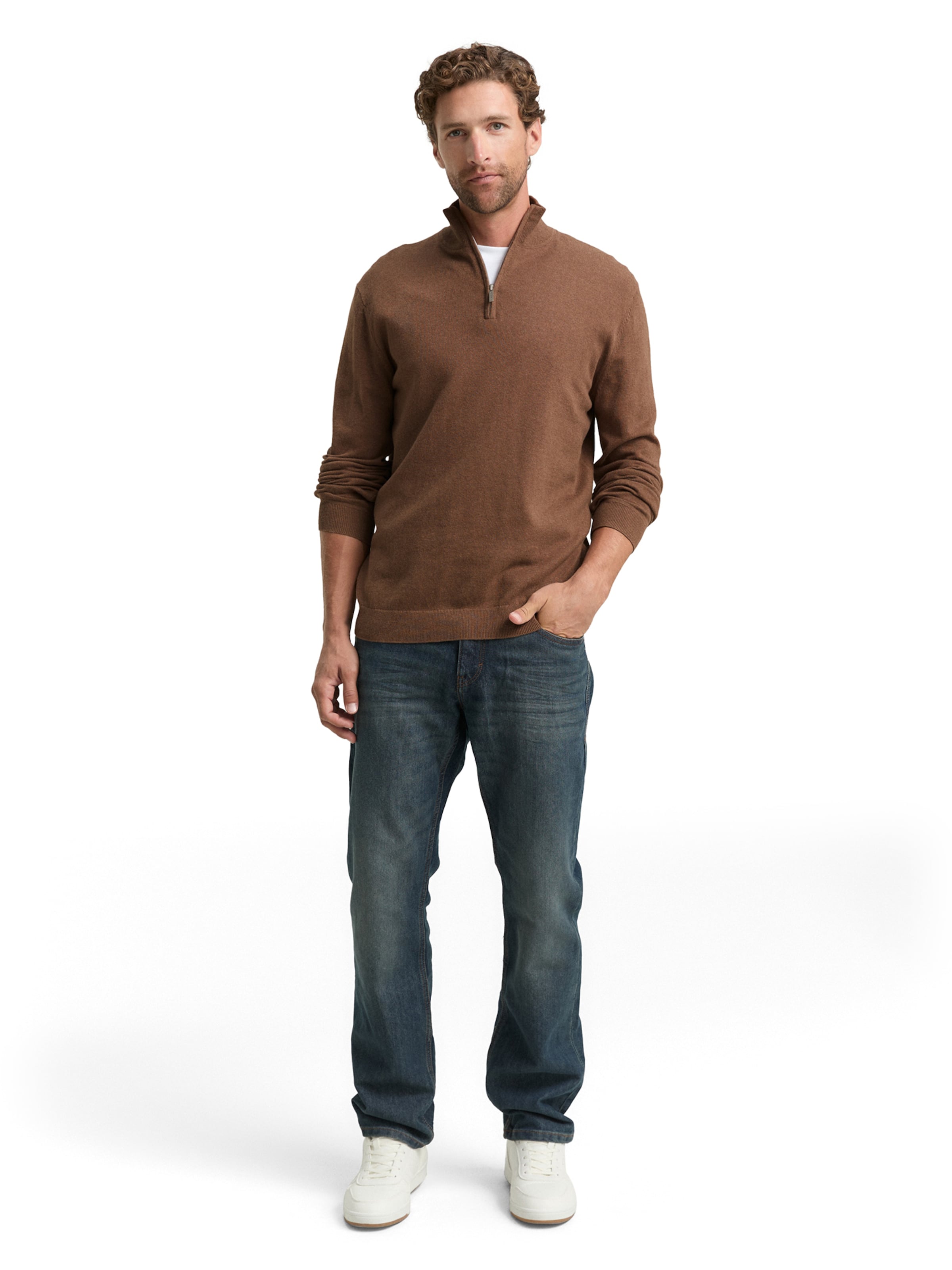 TOM TAILOR - Jersey en marrón