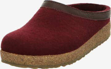 HAFLINGER Slippers in Red: front