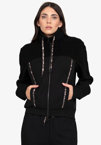 Sportalm Kitzbühel Sweatjacke in Schwarz: Vorderseite