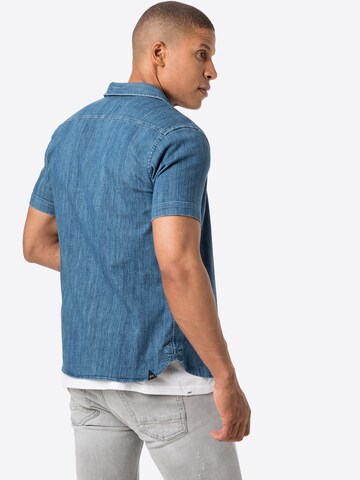 Coupe regular Chemise 'AXEL' DENHAM en bleu