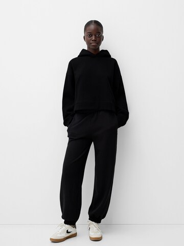 Bershka Sweatshirt in Schwarz