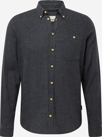 BLEND Button Up Shirt in Black: front