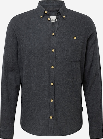 BLEND Button Up Shirt in Black: front