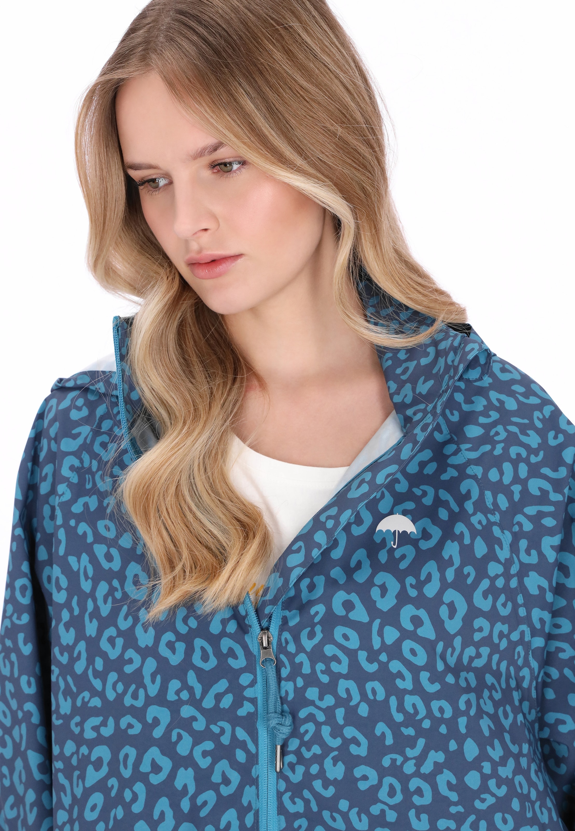 Schmuddelwedda Functionele mantel in Blauw