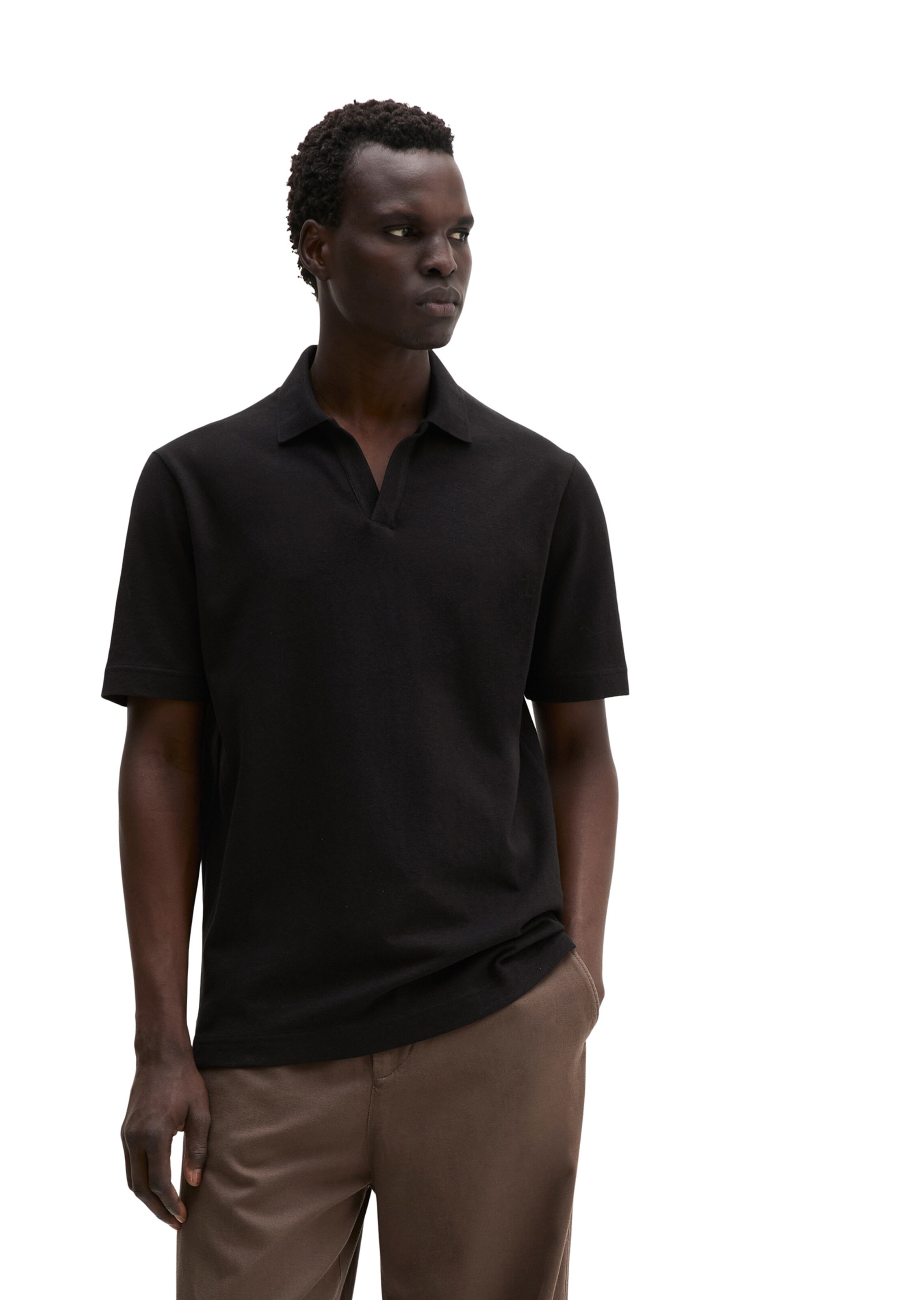 Marc O'Polo Shirt in Black: front