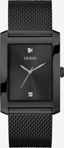 GUESS Uhr 'Clyde' in Schwarz: Vorderseite