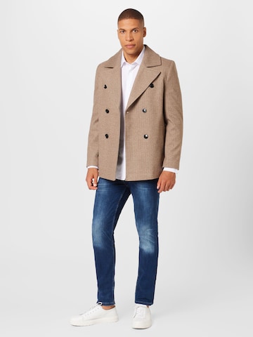 Manteau mi-saison BURTON MENSWEAR LONDON en gris