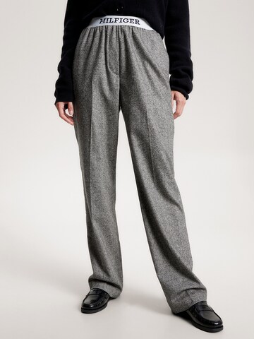 Regular Pantalon TOMMY HILFIGER en gris : devant