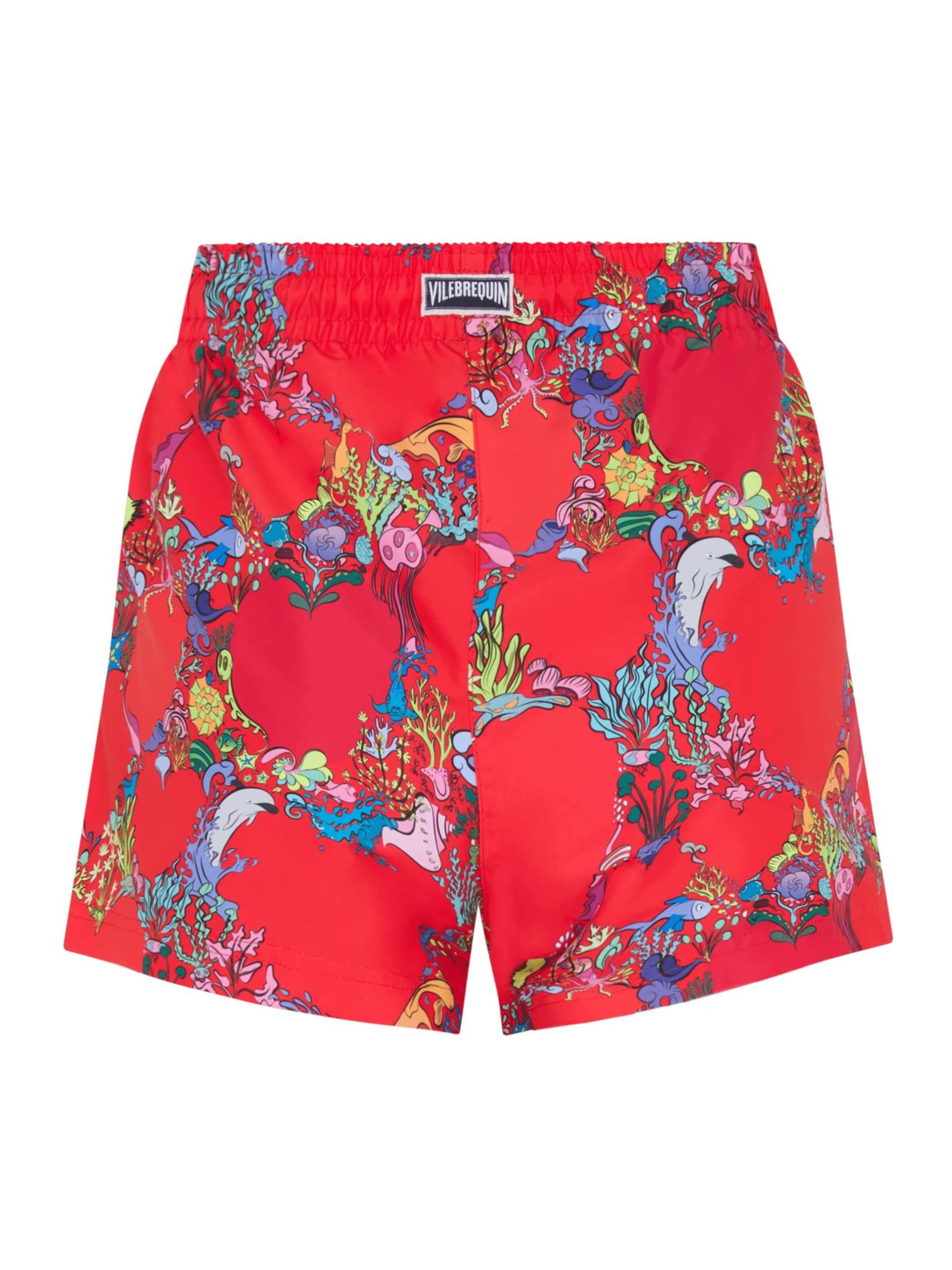Shorts de bain Vilebrequin en rouge