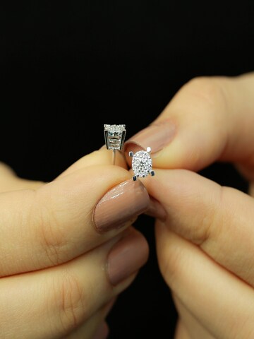 EinStein Diamant Earrings in Silver