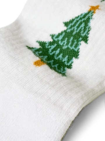 Von Jungfeld Socks 'Tennis Weihnachtsmotive' in White
