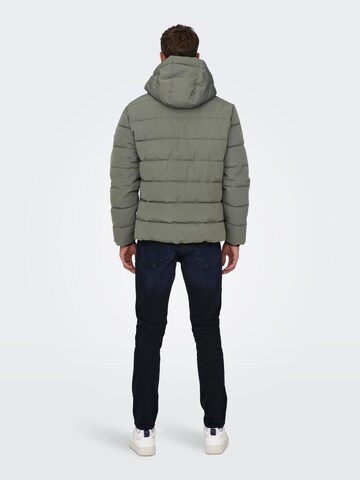 Giacca invernale 'ONSCAYSON' di Only & Sons in grigio