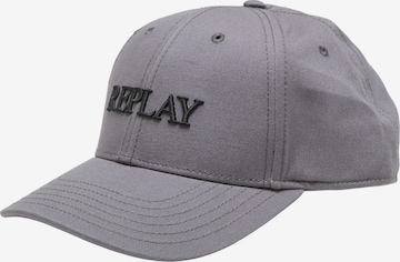 Casquette REPLAY en gris : devant