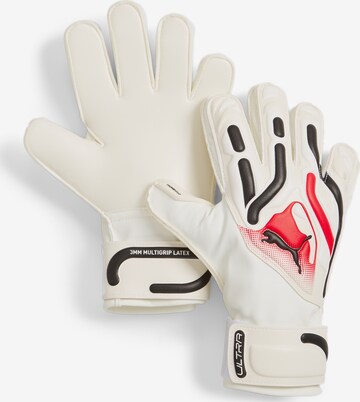 PUMA Athletic Gloves 'ULTRA ULTRA' in White: front