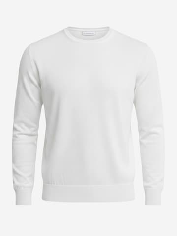 Il Lanificio Sweater in White: front