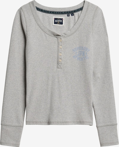 Marškinėliai 'Athletic' iš Superdry, spalva – sodri mėlyna („karališka“) / margai pilka, Prekių apžvalga