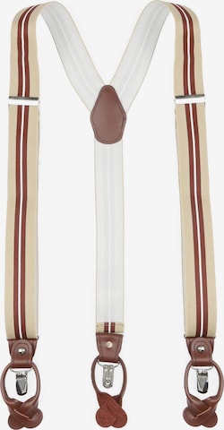 Suitable Suspenders in Beige: front