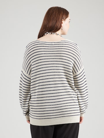 Vero Moda Curve Trui 'VMCNEWLEXSUN' in Beige