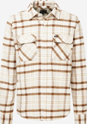 Brixton Regular fit Button Up Shirt in Beige: front