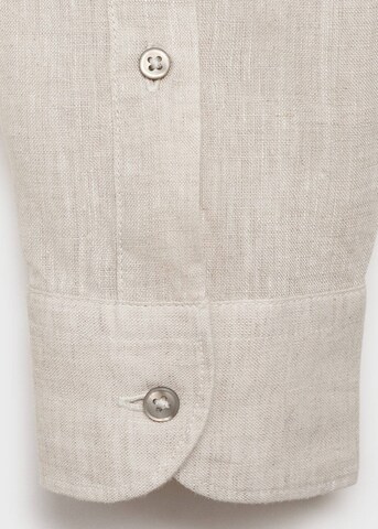MANGO MAN Regular Fit Hemd 'Parrot' in Beige