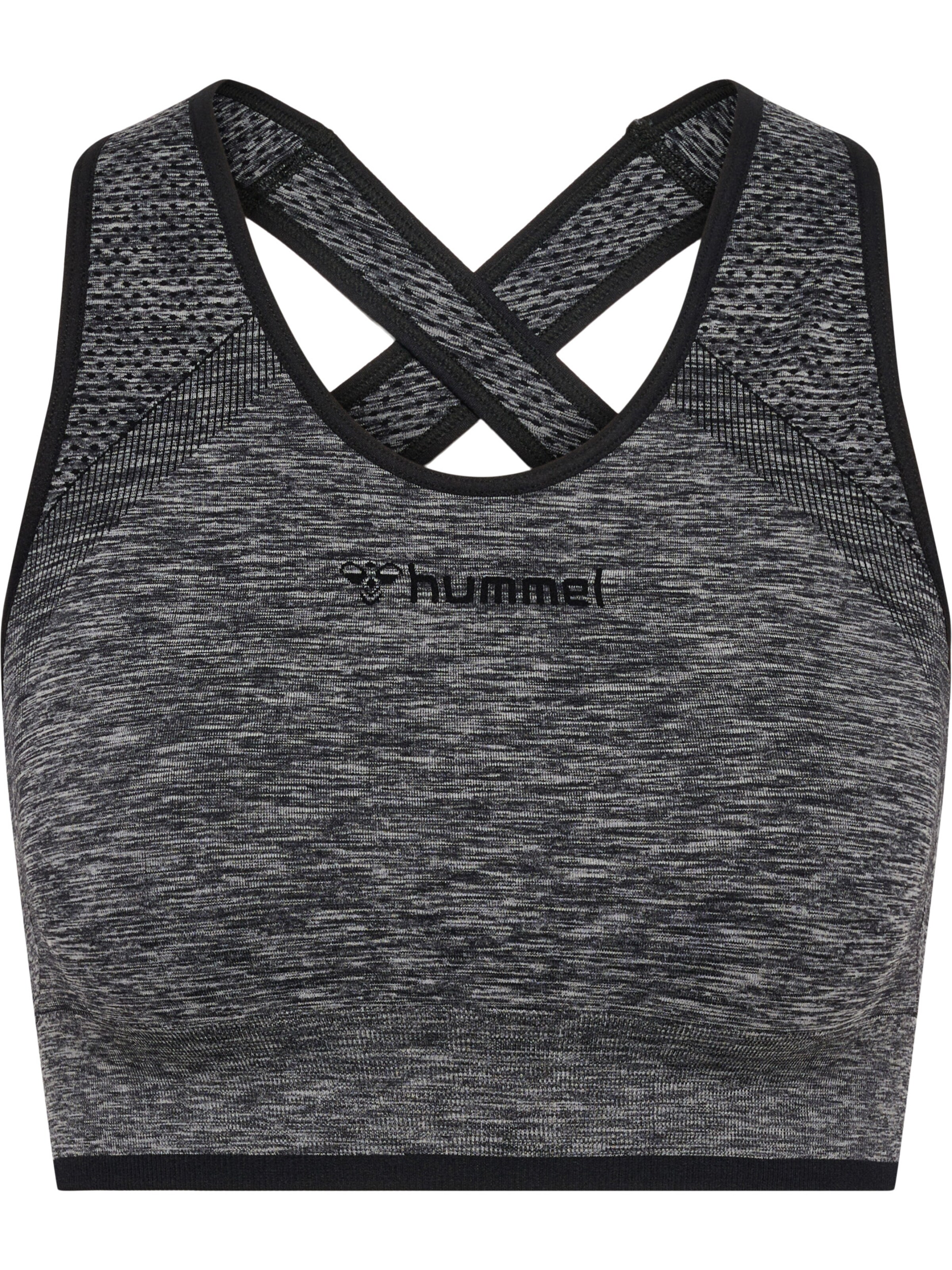 Hummel Bustier Sports-BH i grå: forside