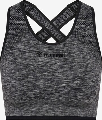 Hummel Bustier Sport bh in Grijs: voorkant