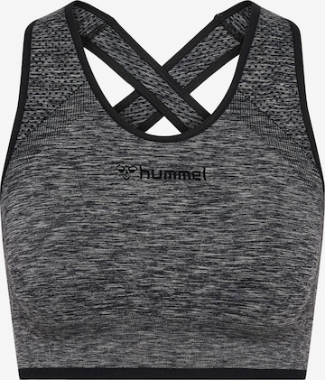 Hummel Sports Bra in Grey: front