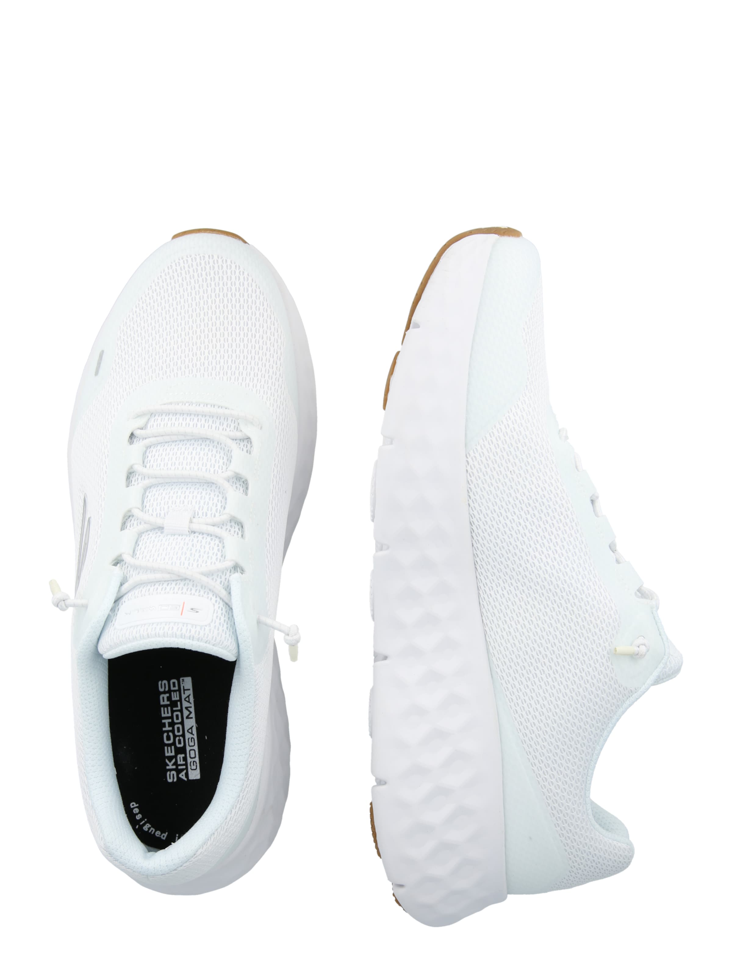 SKECHERS - Zapatillas de running 'GO WALK MAX CUSHIONING FLEX' en blanco